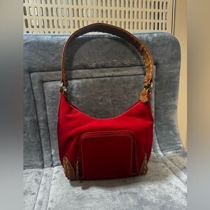 Nine West Red and Brown Shoulder Bag